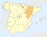 location of Aragón