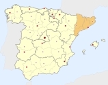 location of Catalonia