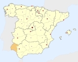location of Huelva