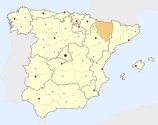 location of Huesca