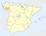 location of Ourense