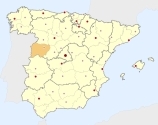 location of Salamanca