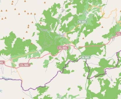 kommun Arenas de San Pedro spanien