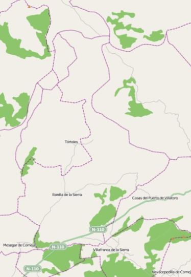 municipality Bonilla de la Sierra spain