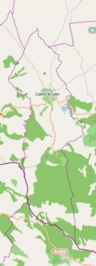 kommun Calera de León spanien