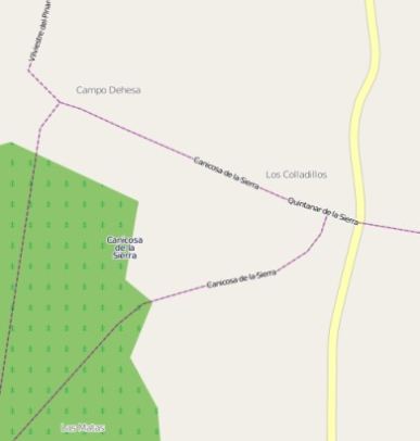 kommun Comunidad de Canicosa de la Sierra y Vilviestre del Pinar spanien