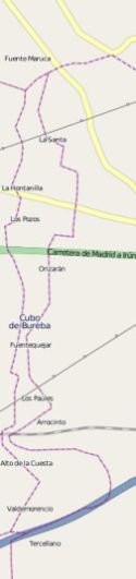 kommun Comunidad de Cubo de Bureba y Santa María-Ribarredonda spanien