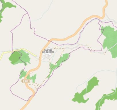 municipality Cuevas del Becerro spain