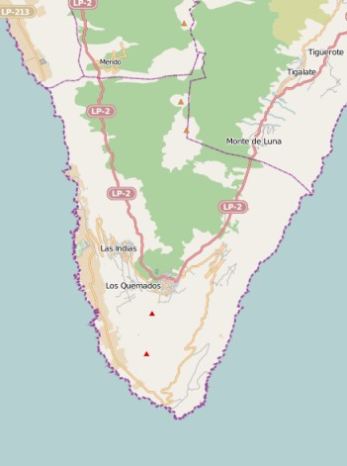 municipality Fuencaliente de la Palma spain