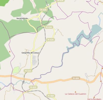 kommun Gargantilla del Lozoya y Pinilla de Buitrago spanien