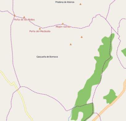 municipality Gascueña de Bornova spain