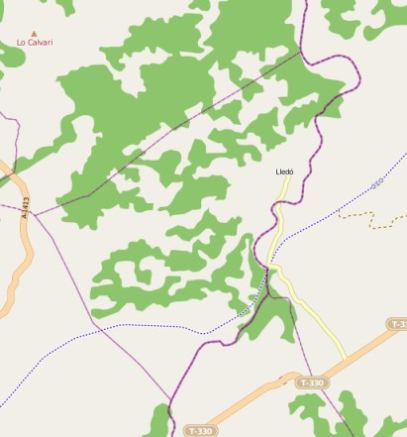 municipality Lledó spain