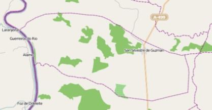 municipality San Silvestre de Guzmán spain