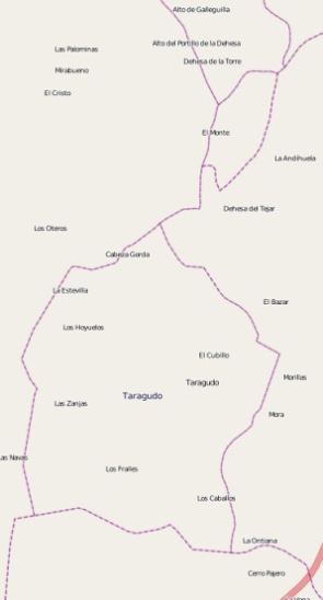 municipality Taragudo spain