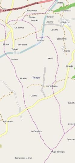 municipality Tirapu spain