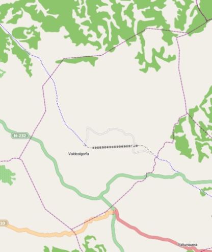 municipality Valdealgorfa spain