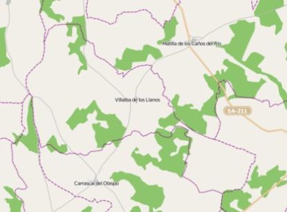kommun Villalba de los Llanos spanien