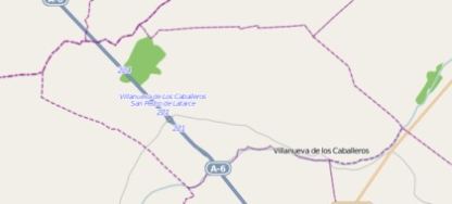municipality Villanueva de los Caballeros spain