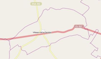 kommun Villaseco de los Gamitos spanien
