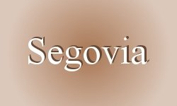 travel guide Segovia